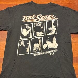 Black Bob Seger Band T-Shirt